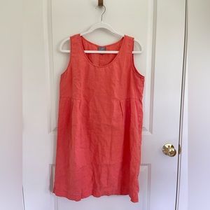 J. Jill Casual Linen Dress, Medium, Petite